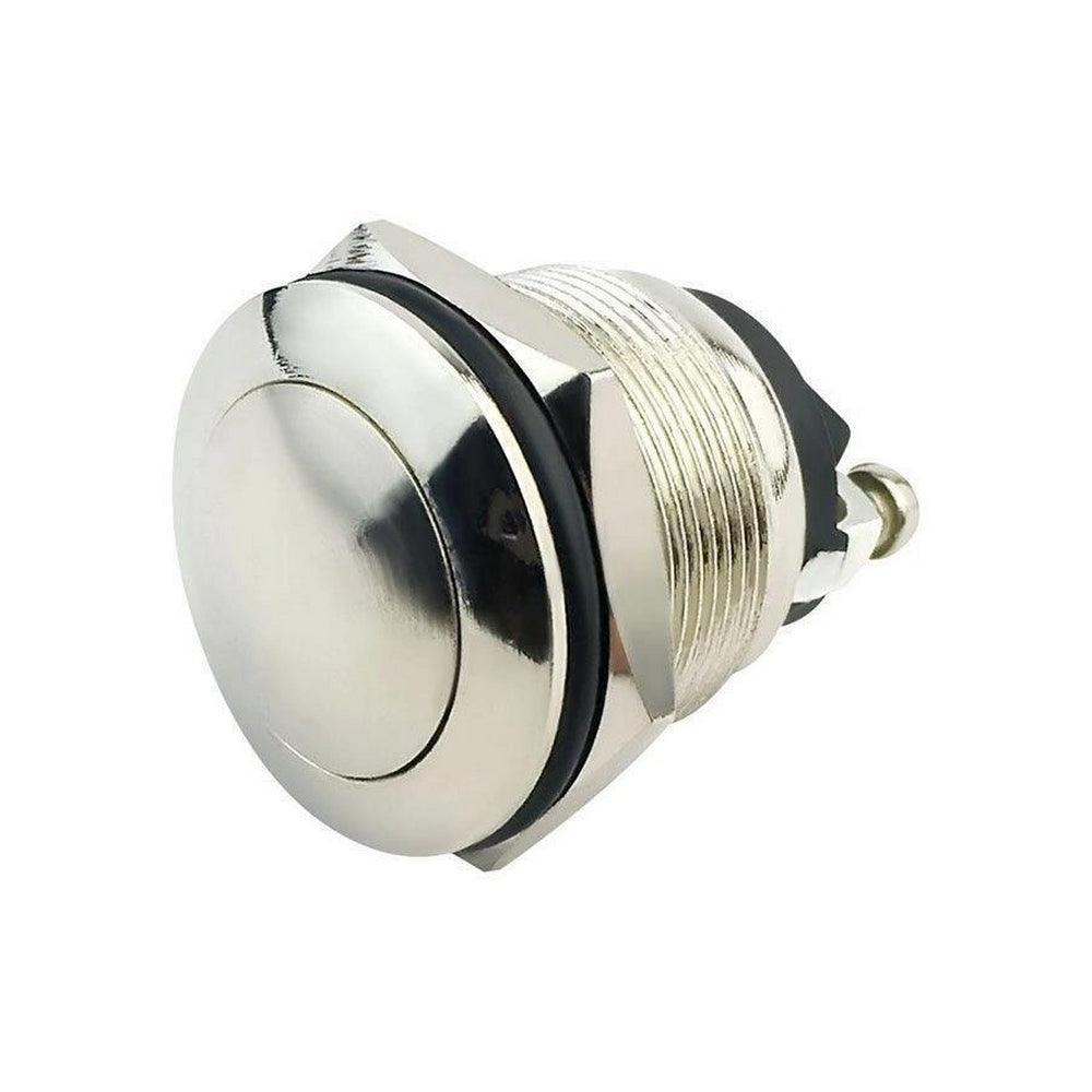 Metal Momentry Push Button Switch 19mm 6A