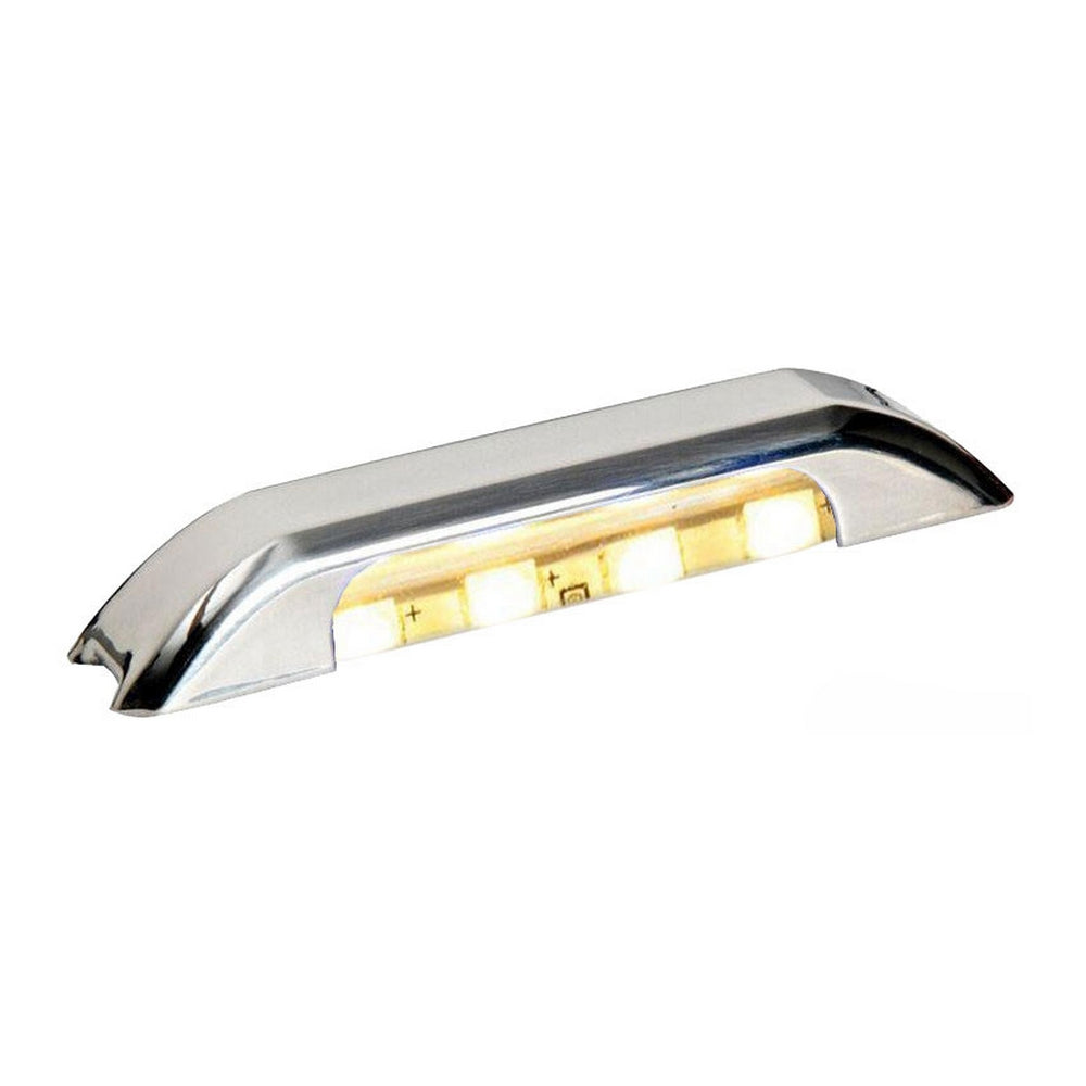 Ambient Warm White Up/Down LED Courtesy Light with Mirror Polished Cover