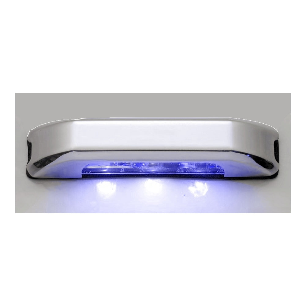 Ambient Blue Downwards LED Courtesy Light with Mirror Polished Cover