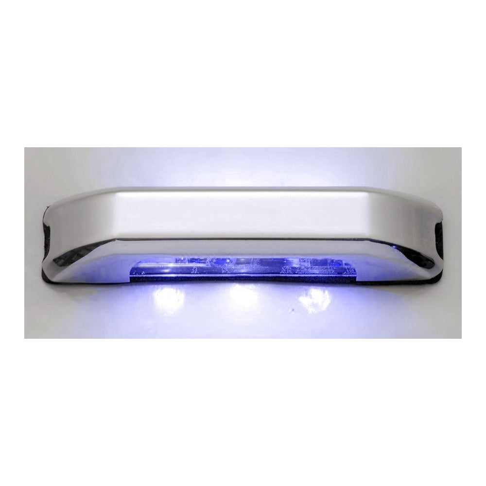 Ambient Blue Up/Down LED Courtesy Light with Mirror Polished Cover