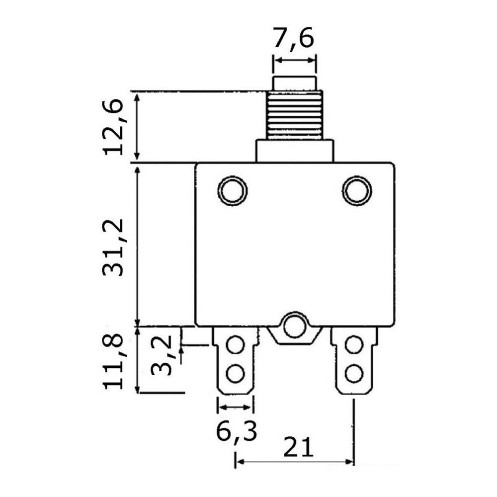 Push to Reset Circuit Breaker