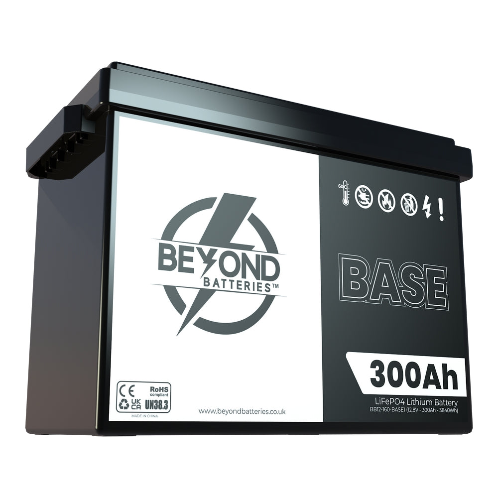 BASE300 - 300Ah / 3840Wh 12.8V Budget Friendly Lithium Battery with Bluetooth