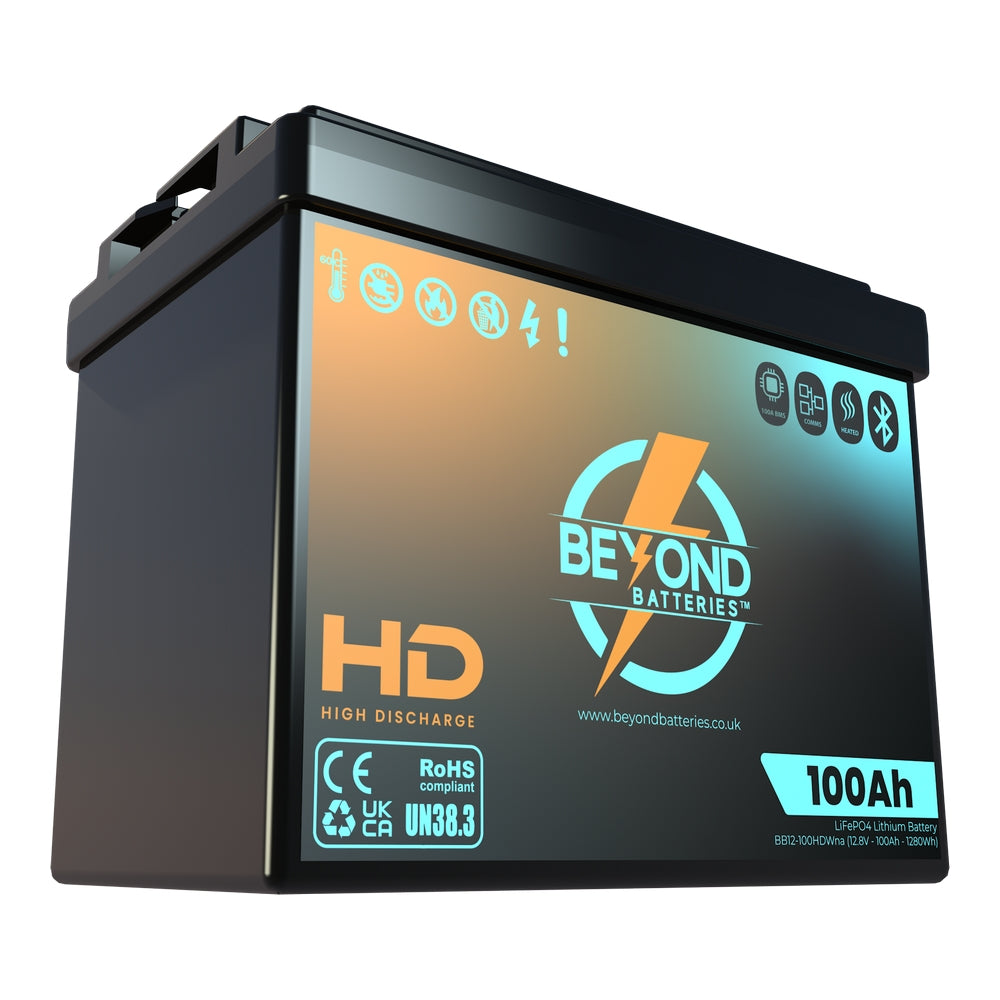 HD100 - 100Ah High Performance Lithium 12.8V Battery