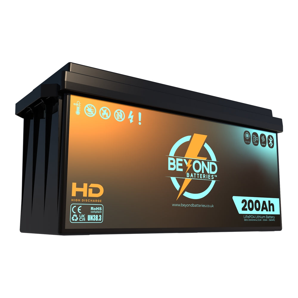 HD200 - 200Ah High Performance Lithium 12.8V Battery