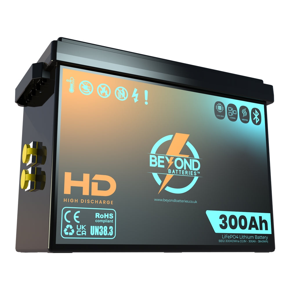 HD300 - 300Ah High Performance Lithium 12.8V Battery