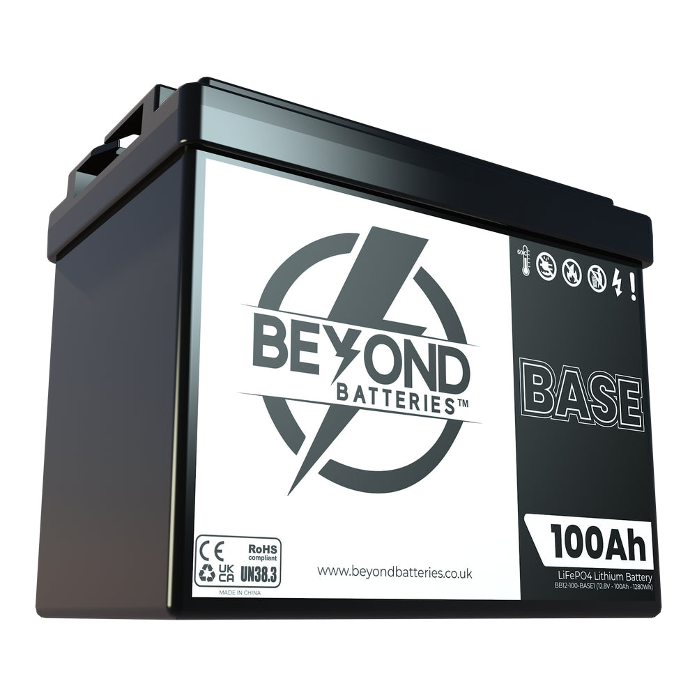 BASE100 - 100Ah / 1280Wh 12.8V Budget Friendly Lithium Battery with Bluetooth