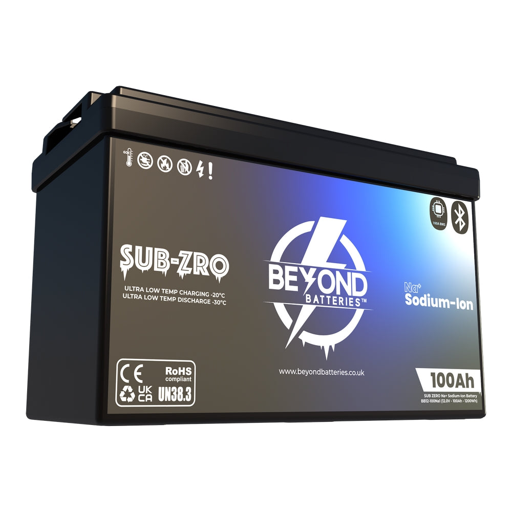 NA100 - Sodium-Ion 100Ah / 1200Wh - 12V Low Temperature Battery