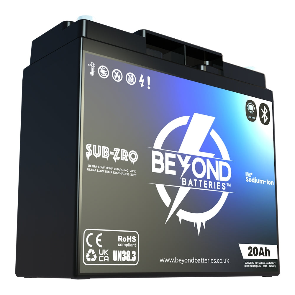 NA20 - Sodium-Ion 20Ah / 240Wh - 12V Low Temperature Compact Battery