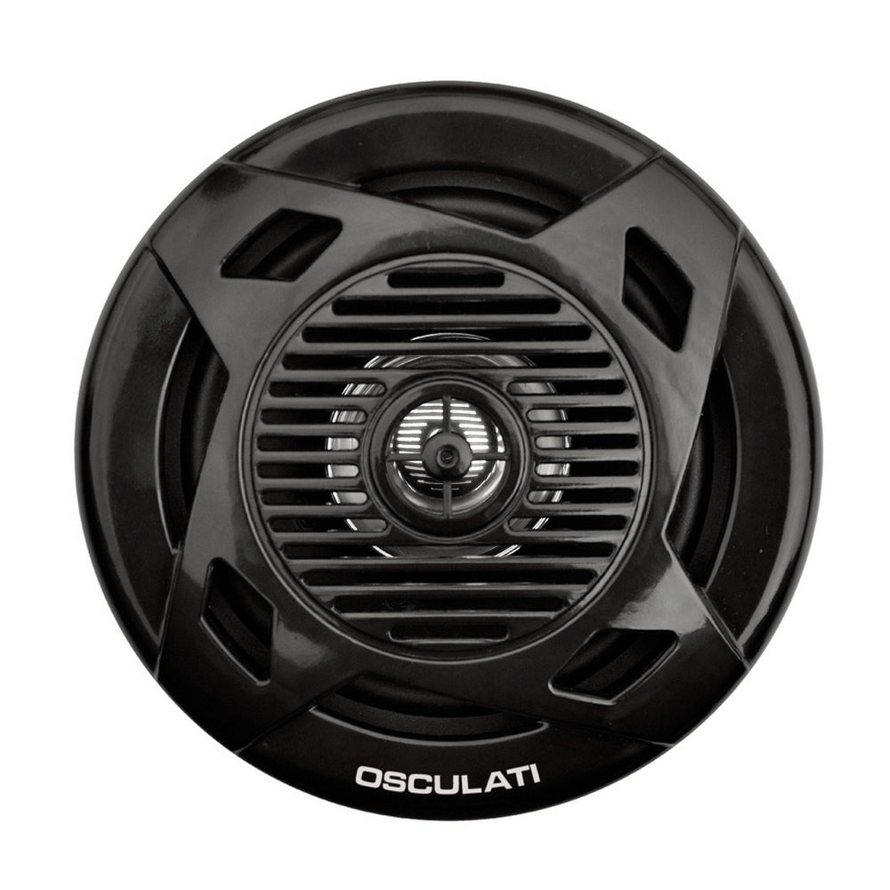 6.5&quot; Dual Cone Black Marine Speakers 60W (Pair)