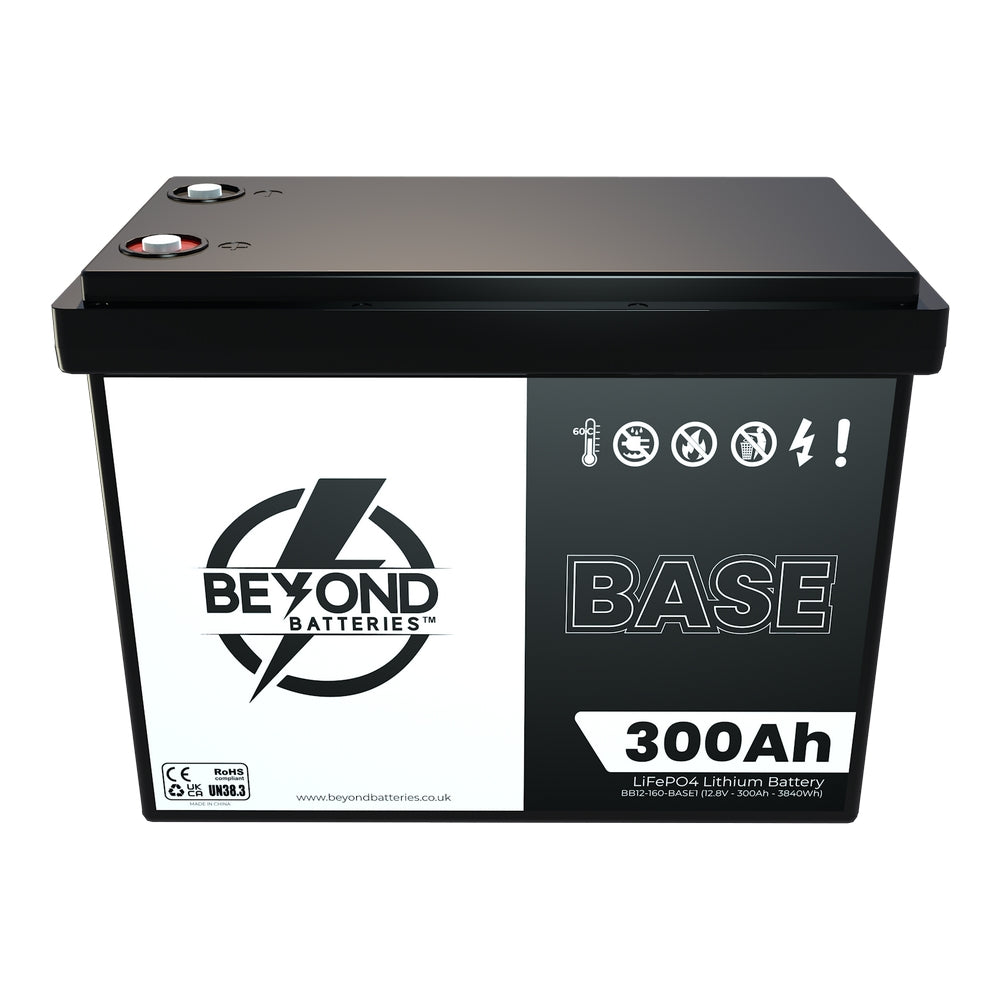 BASE300 - 300Ah / 3840Wh 12.8V Budget Friendly Lithium Battery with Bluetooth