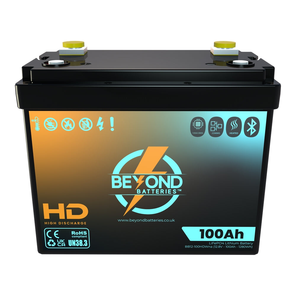 HD100 - 100Ah High Performance Lithium 12.8V Battery