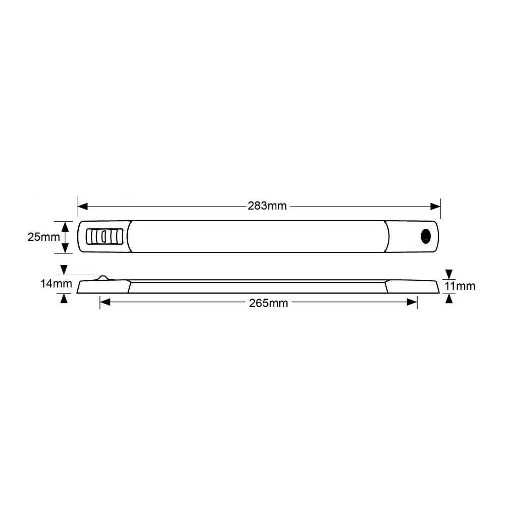 Hella Marine Dual Colour (White/Red) LED Strip Light with Switch