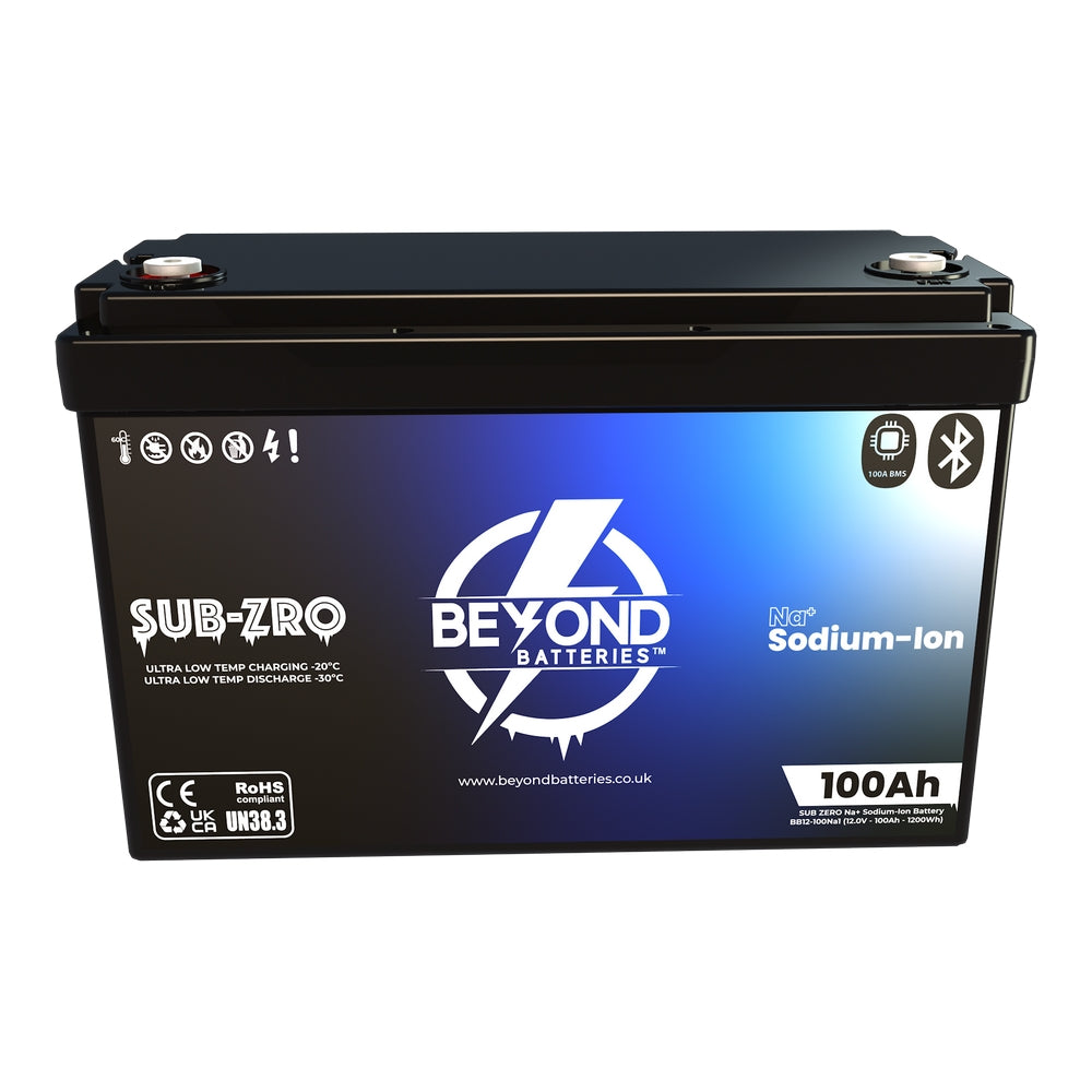 NA100 - Sodium-Ion 100Ah / 1200Wh - 12V Low Temperature Battery