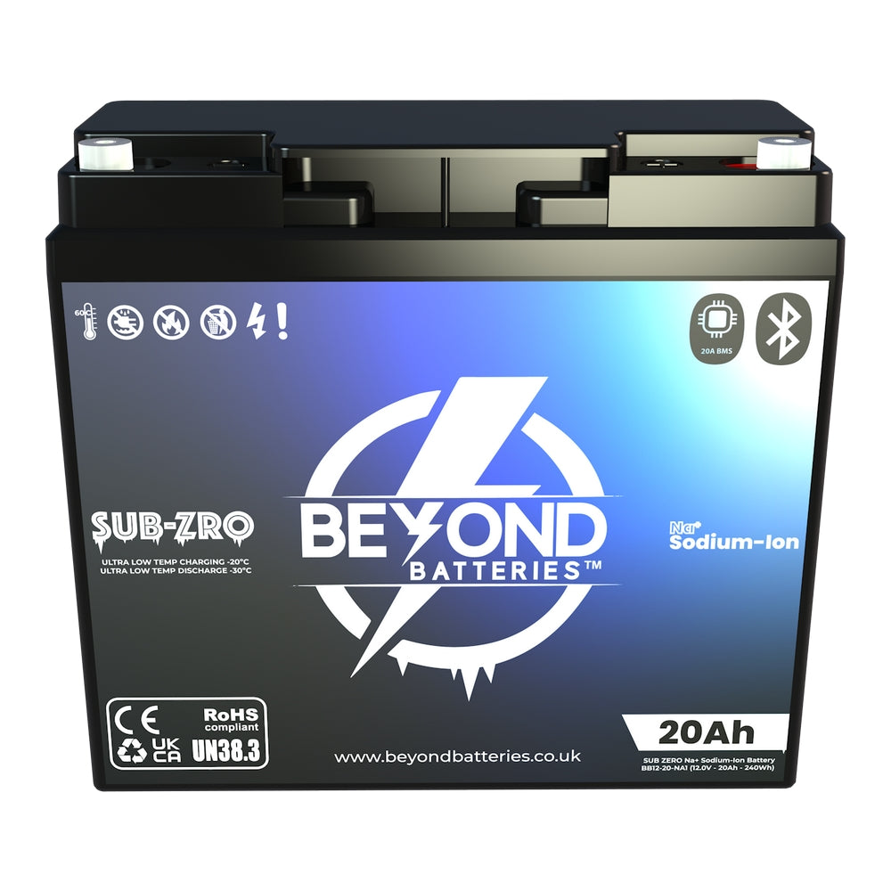 NA20 - Sodium-Ion 20Ah / 240Wh - 12V Low Temperature Compact Battery