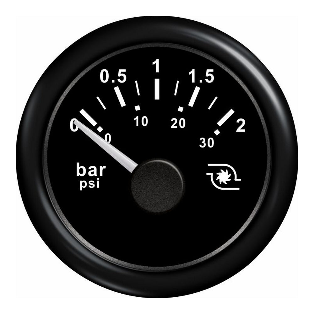 Furneaux Riddall Vista Series Boost Pressure Gauge 2 Bar (30 PSI)