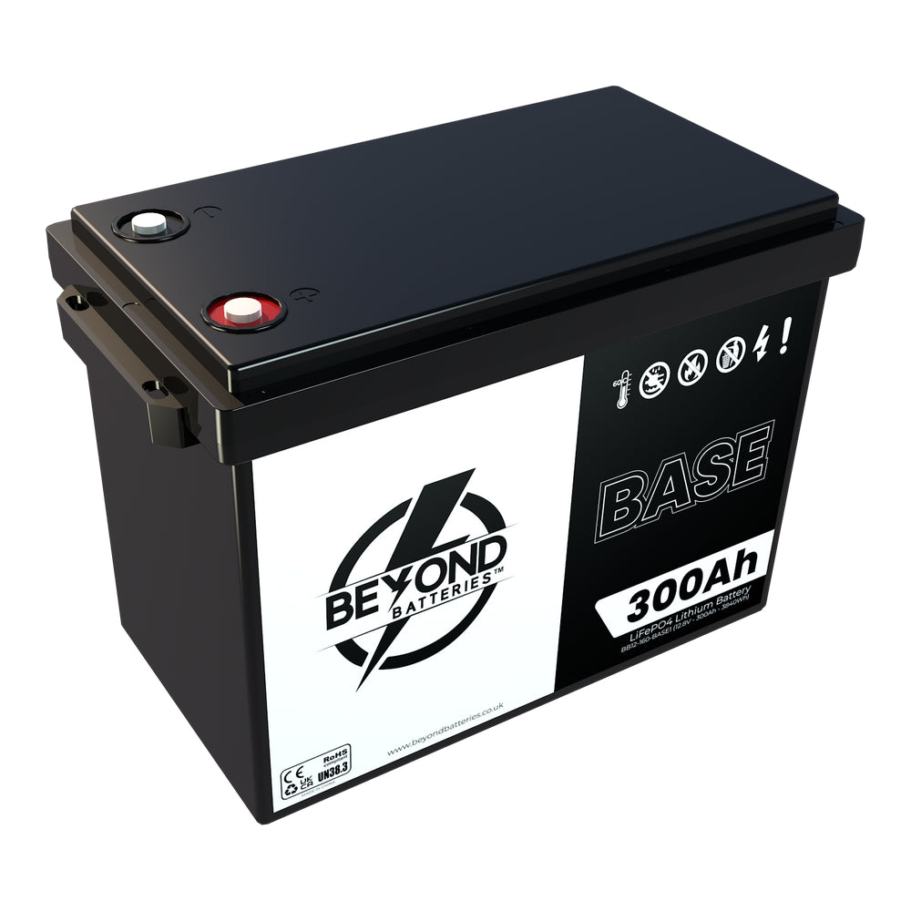 BASE300 - 300Ah / 3840Wh 12.8V Budget Friendly Lithium Battery with Bluetooth