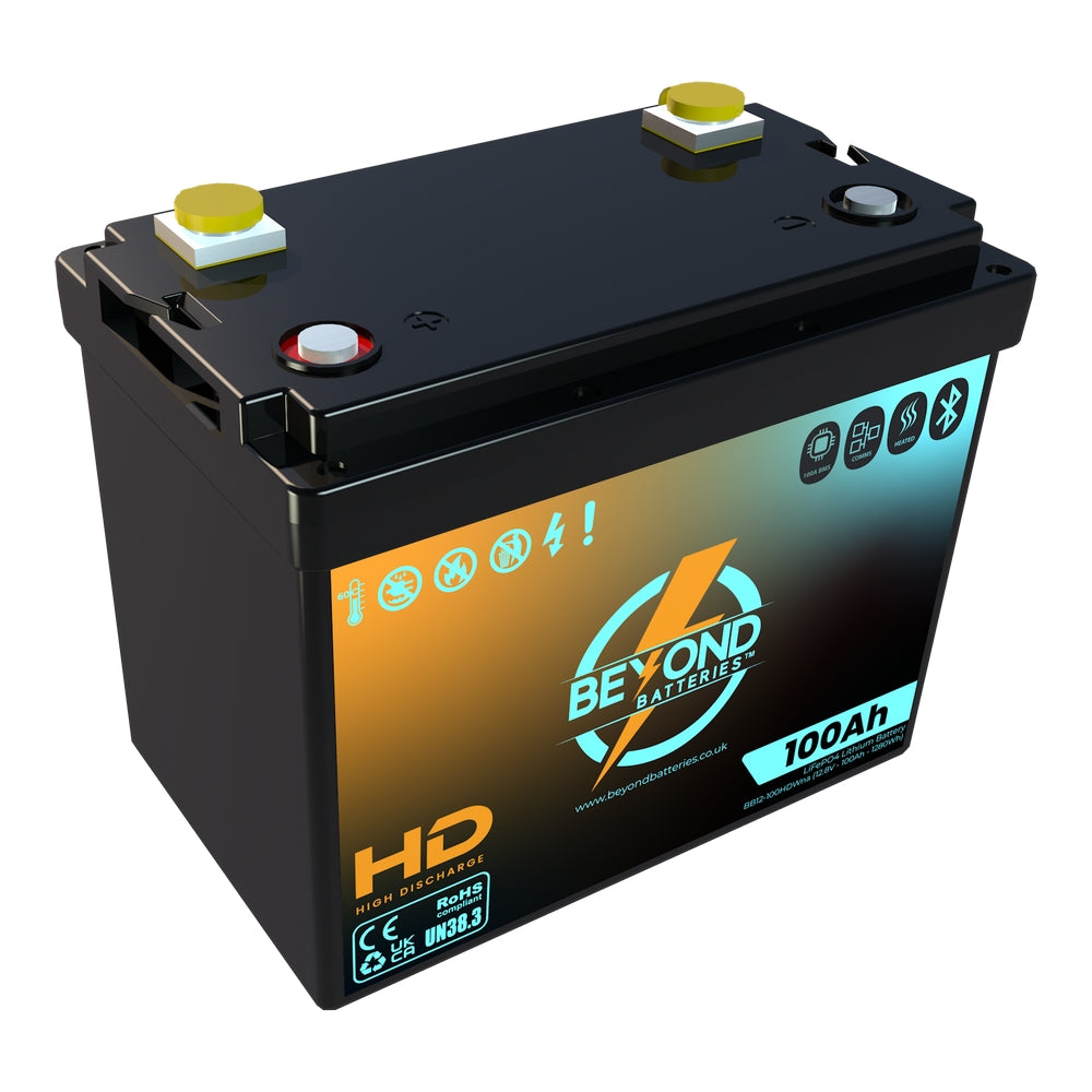 HD100 - 100Ah High Performance Lithium 12.8V Battery