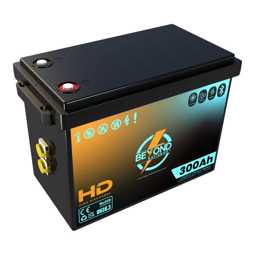 HD300 - 300Ah High Performance Lithium 12.8V Battery