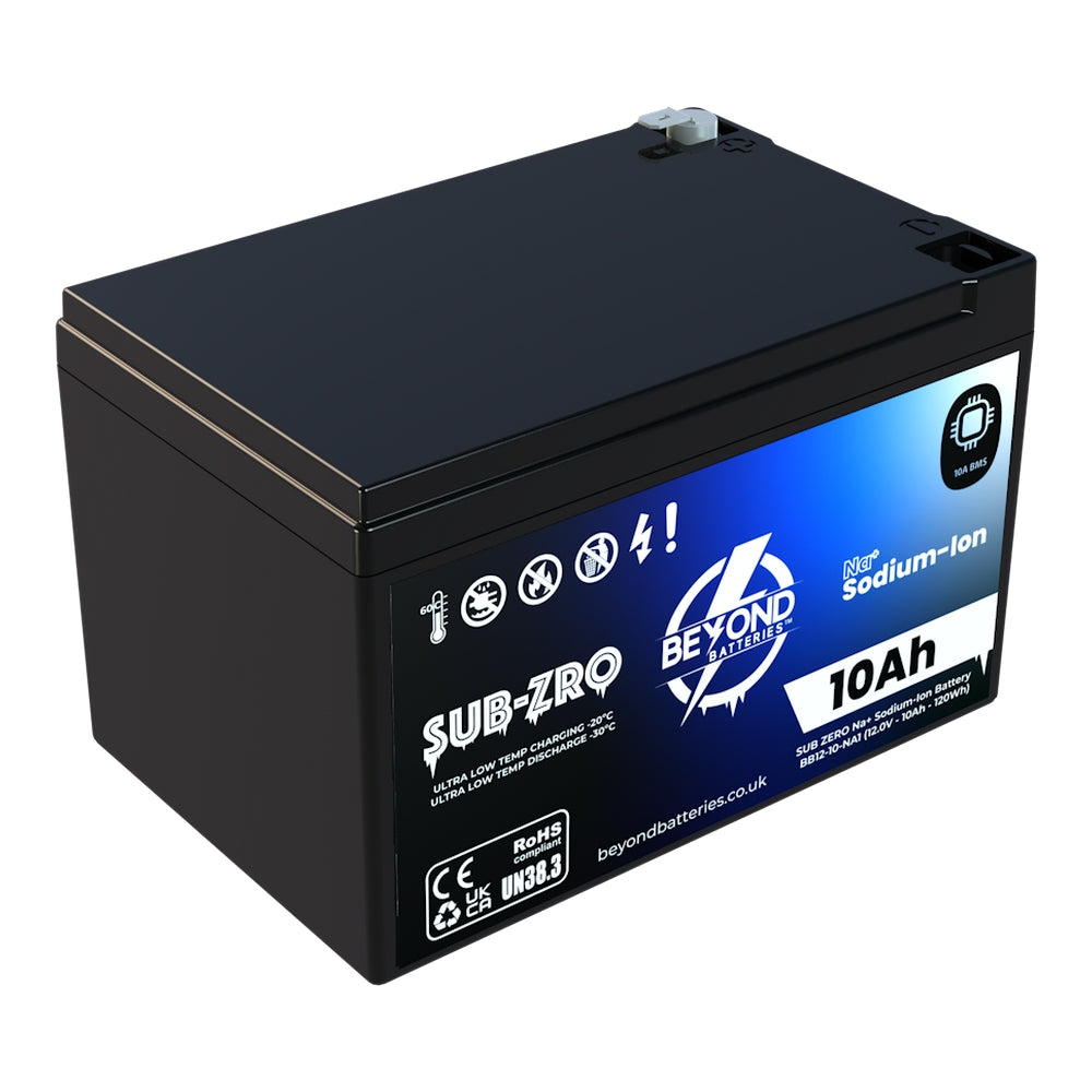 NA10 - Sodium-Ion 10Ah / 120Wh - 12V Low Temperature Compact Battery