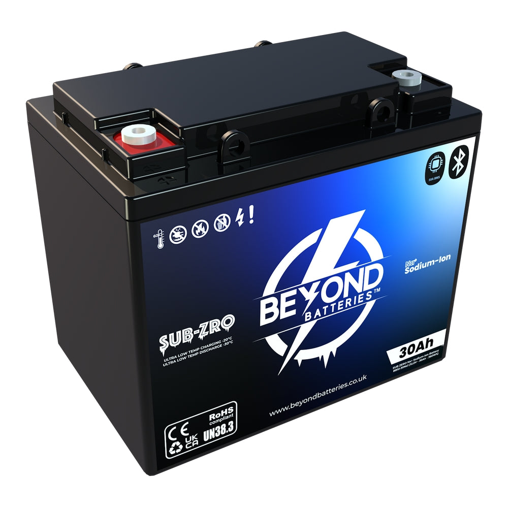 NA30 - Sodium-Ion 30Ah / 360Wh - 12V Low Temperature Compact Battery