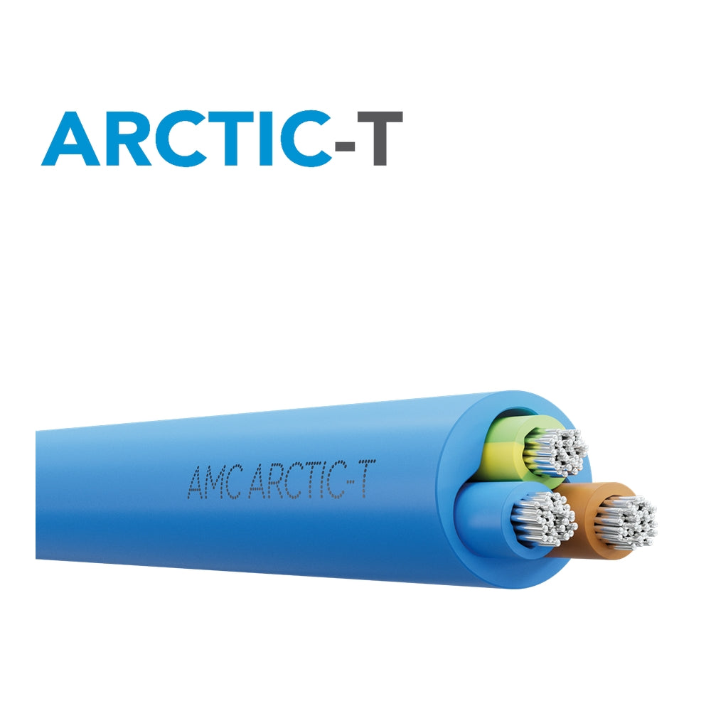 6.0mm 3 Core Marine Tinned Artic-T Blue PVC Cable - PER METRE