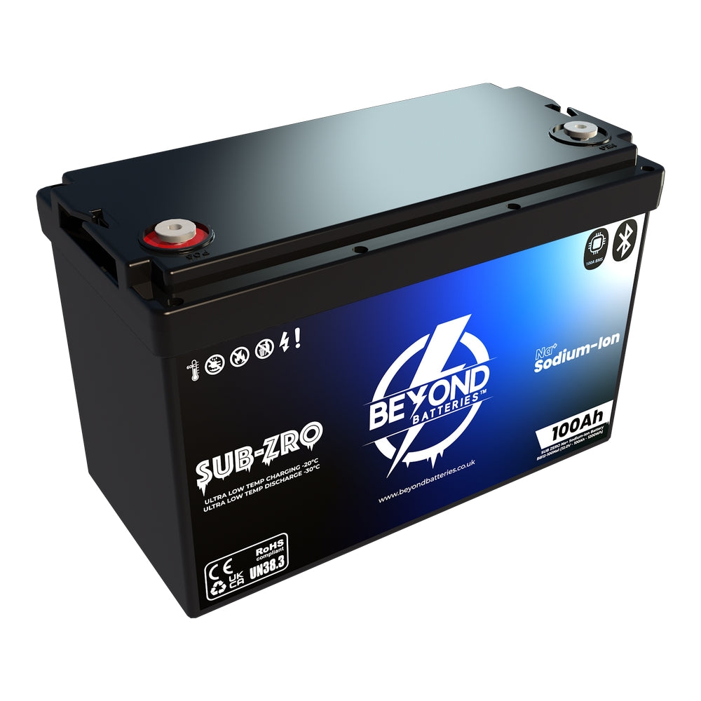 NA100 - Sodium-Ion 100Ah / 1200Wh - 12V Low Temperature Battery