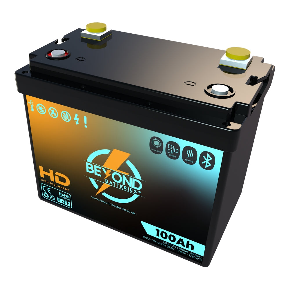 HD100 - 100Ah High Performance Lithium 12.8V Battery