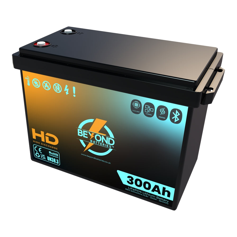 HD300 - 300Ah High Performance Lithium 12.8V Battery