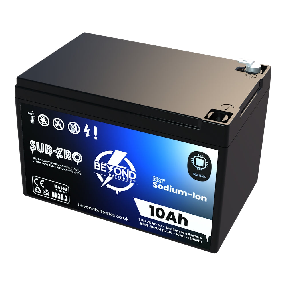NA10 - Sodium-Ion 10Ah / 120Wh - 12V Low Temperature Compact Battery