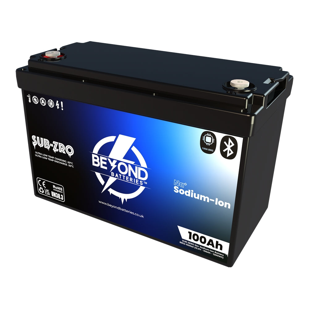 NA100 - Sodium-Ion 100Ah / 1200Wh - 12V Low Temperature Battery