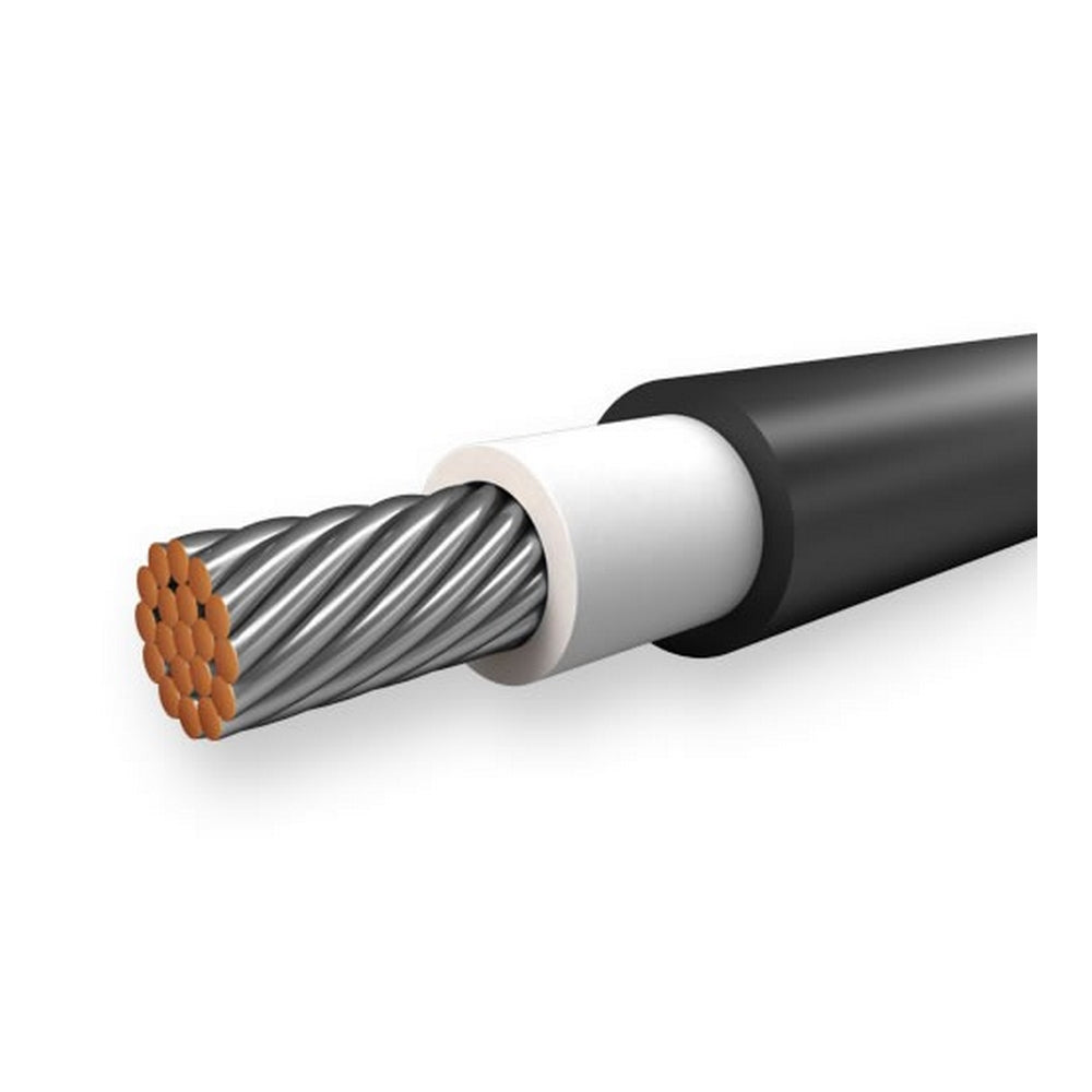 Solar Cable 6mm Black - By the Metre (suitable up to 300W)