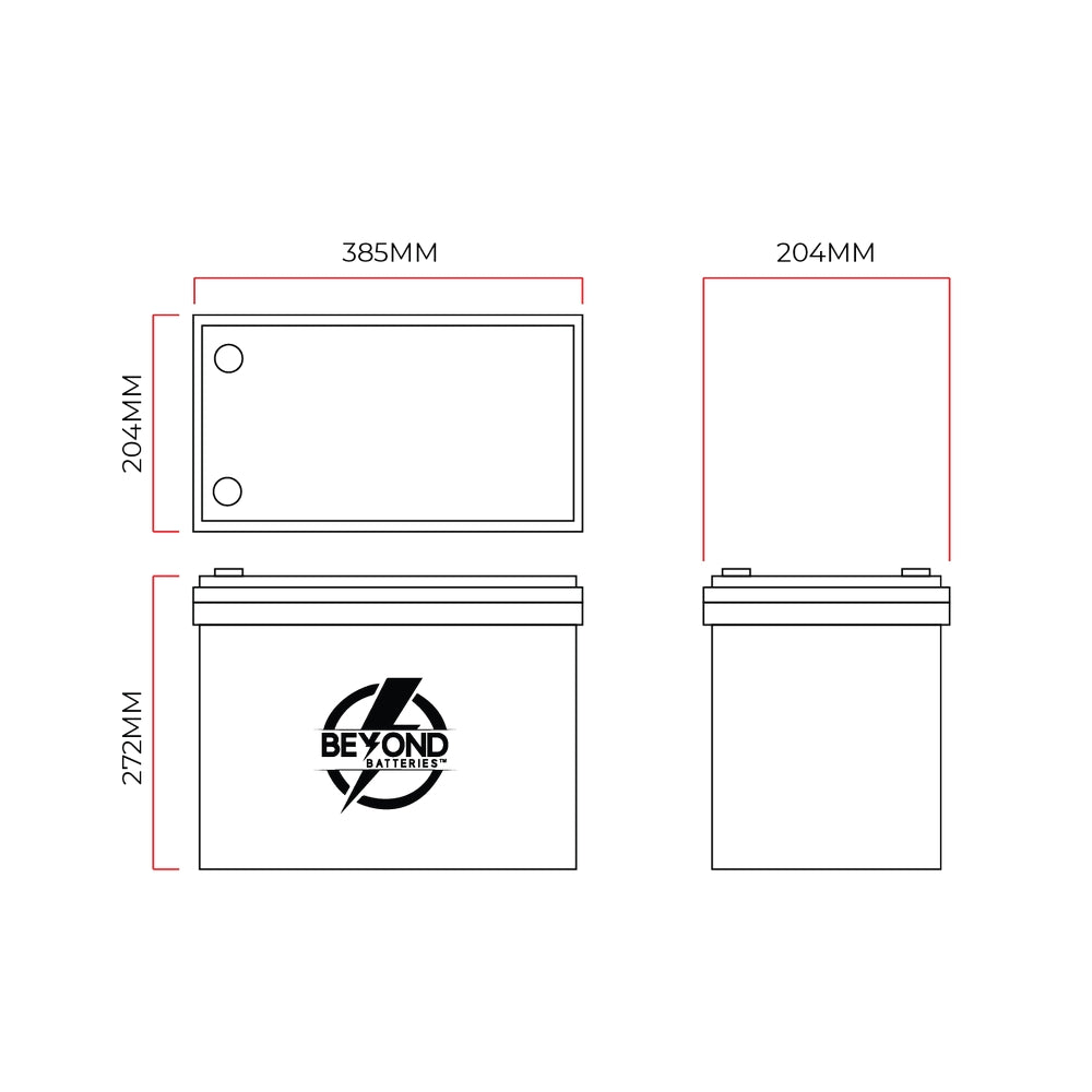 NA240 - Sodium-Ion 240Ah / 2,880Wh - 12V Low Temperature (-30°C) Battery with Bluetooth