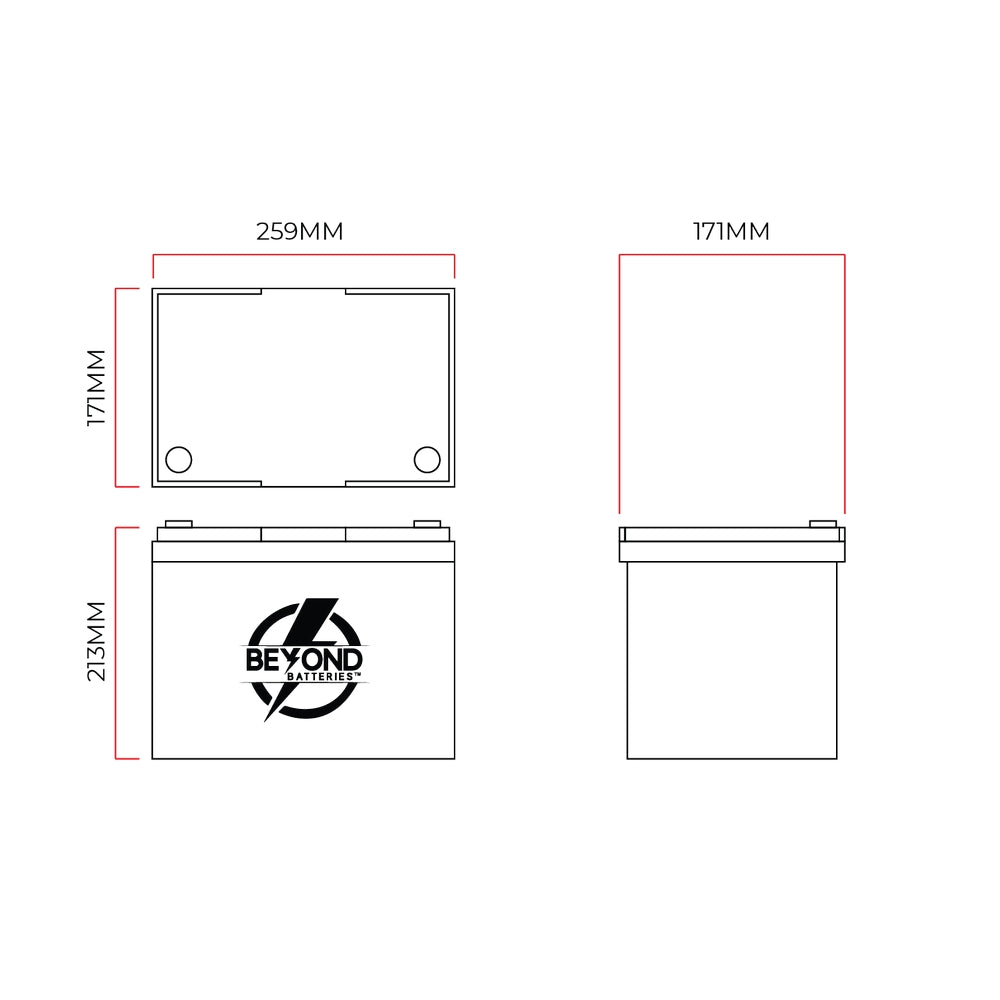 NA70 - Sodium-Ion 70Ah / 840Wh - 12V Low Temperature Battery