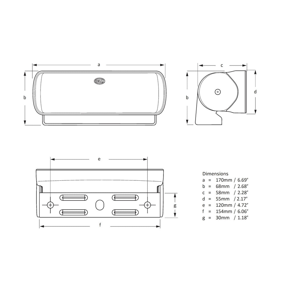 Hella Marine Sea Hawk-XL Dual Colour Floodlight - Red/White 2LT 980 950-051 - UNBOXED B-GRADE STOCK