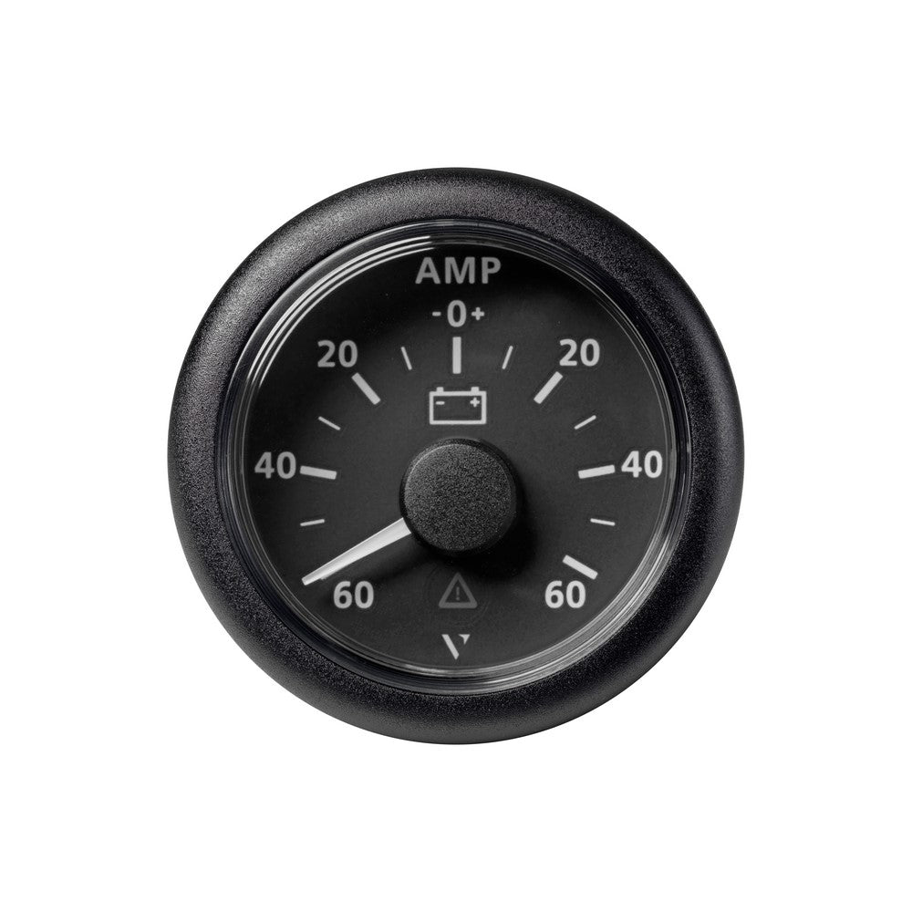 Veratron VDO Viewline 60A Ammeter Gauge - 52mm - Black