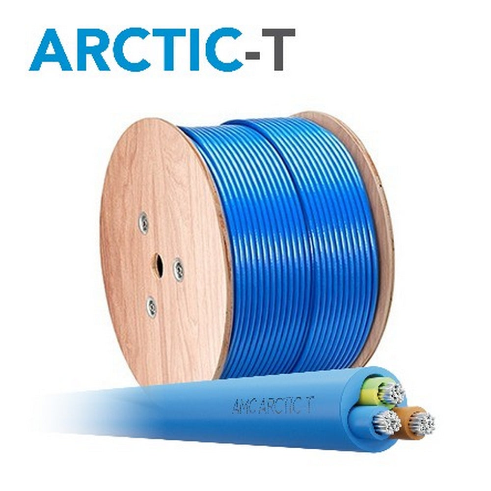 6.0mm 3 Core Marine Tinned Artic-T Blue PVC Cable - 100M Reel