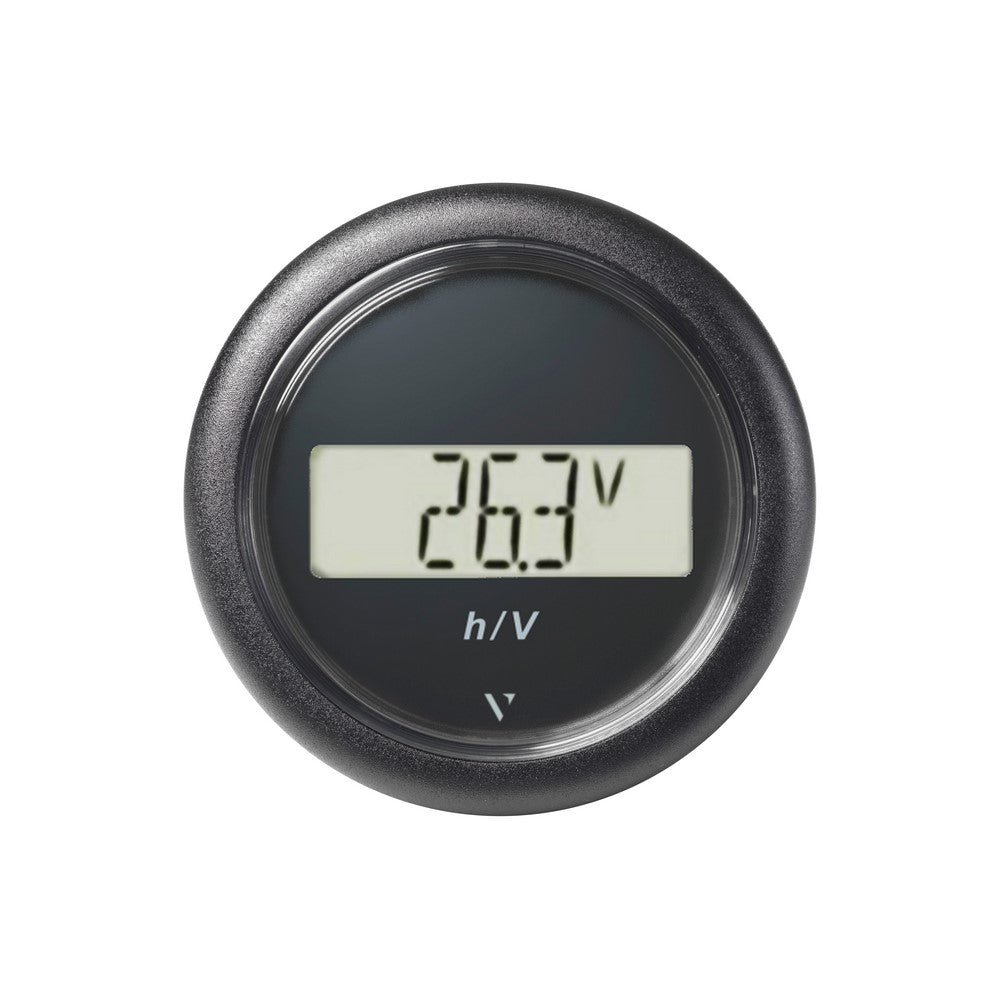 Veratron VDO Viewline Hour Counter/Voltmeter - 52mm - Black