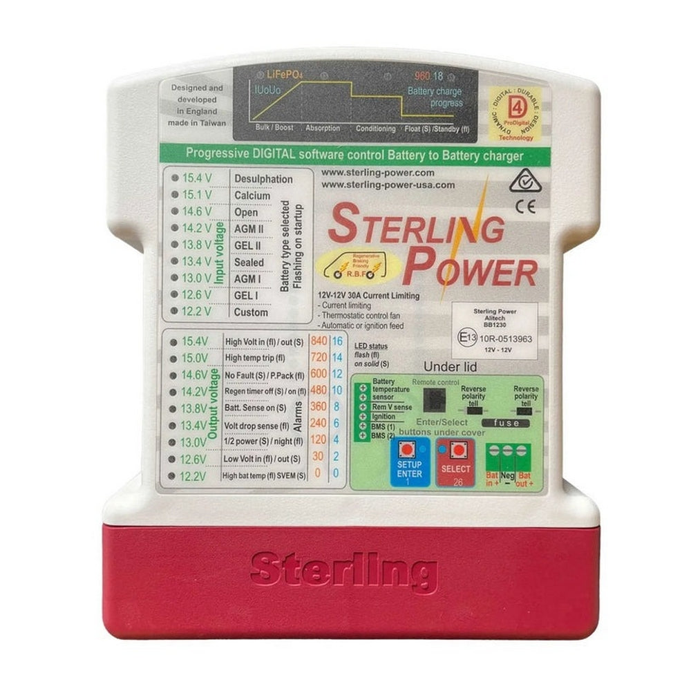 Sterling Power Battery to Battery Charger Pro 12V&gt;12V 60A CLEARANCE