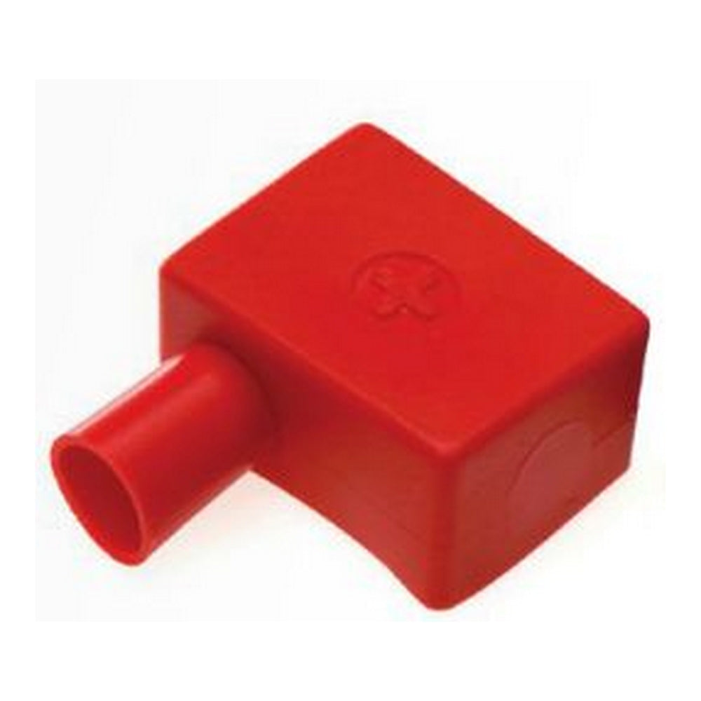 Angled Battery Terminal Cover Left Handed - Red