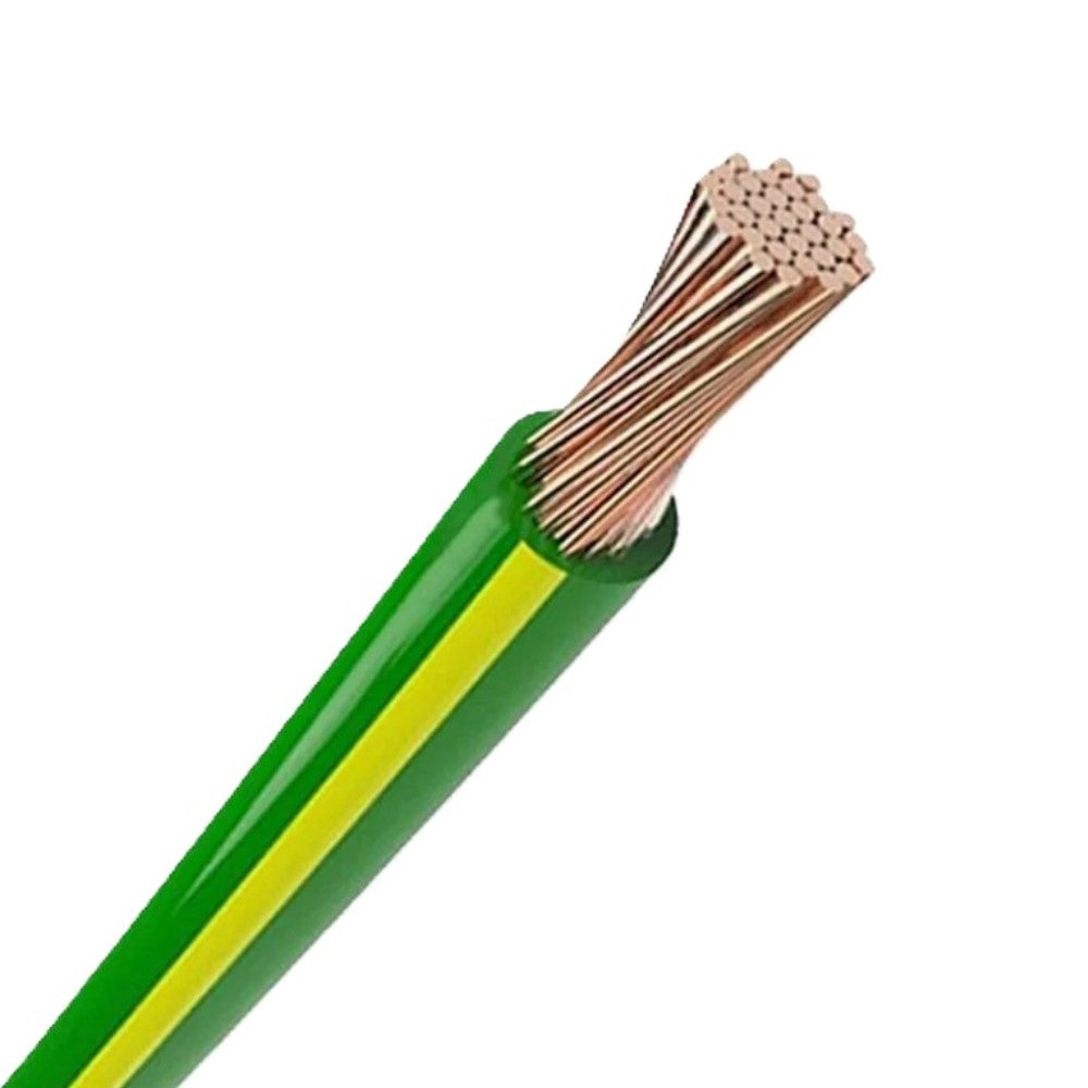 Bi-Colour Single Core Thin Wall Cable 2mm 25A - 100 Metres