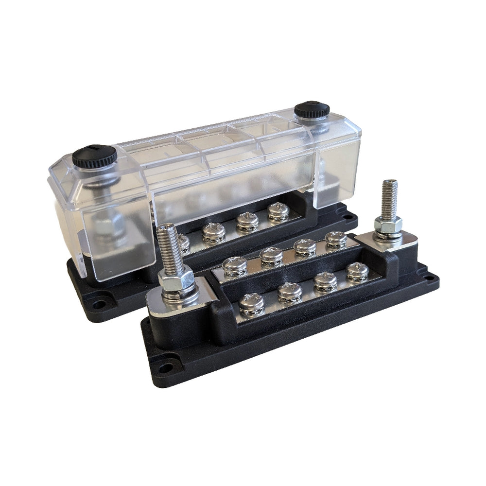 TBS DCM Dual Row 8xM6 Insulated Busbar 300A