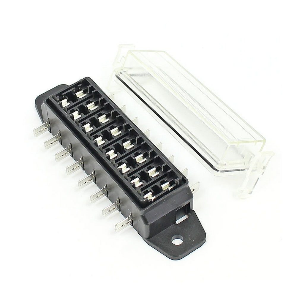 8 Way Fuse Holder &amp; Cover - Side Entry