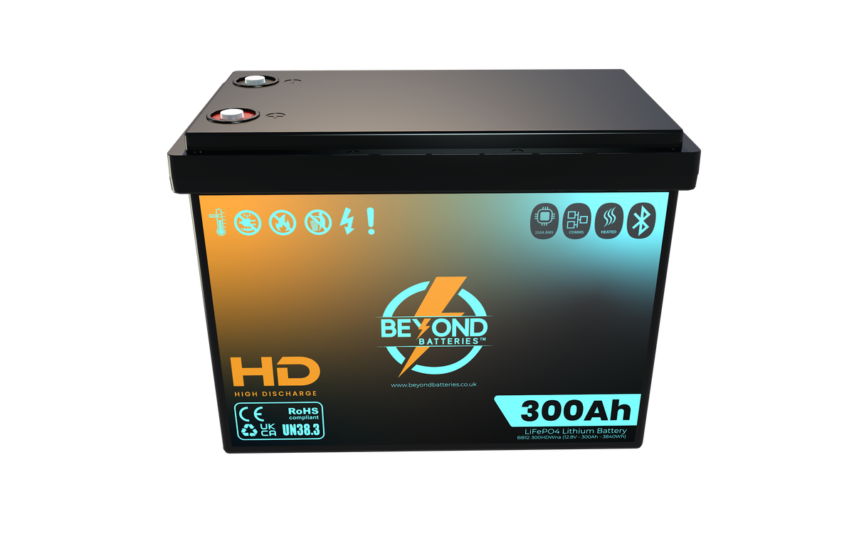 HD300 - High Performance Lithium - Smart LiFePO4 Lithium 12.8V Battery - No communication ports model