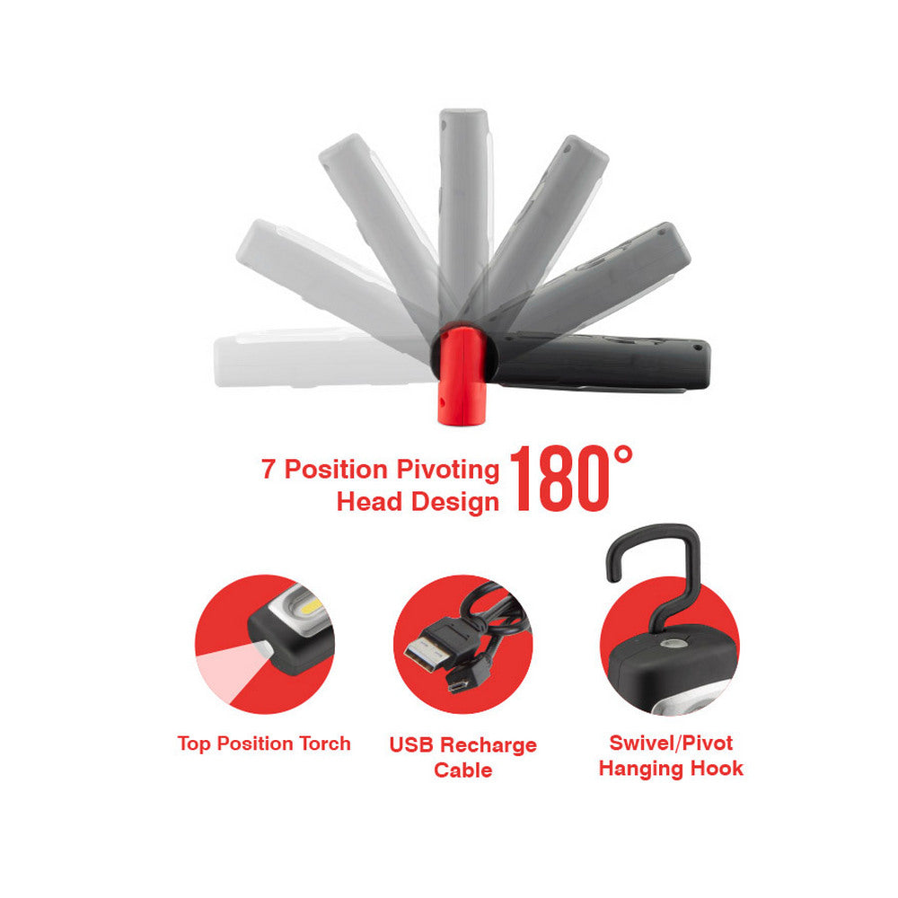 Rechargeable LED Inspection Lamp with Charging Dock