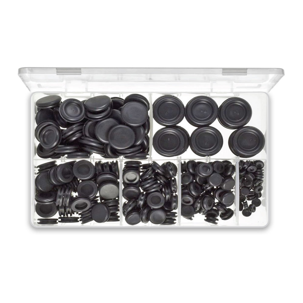 280 Piece Assorted Blanking Grommet Kit from 6-25mm