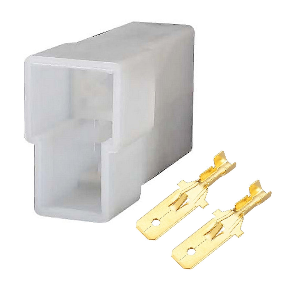2 Way T Shape Male Connector Block