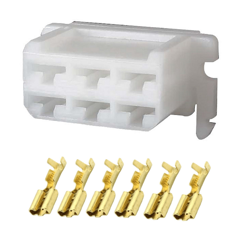 6 Way Female Connector Block