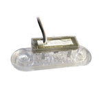 Hella Marine LED Oblong Step Light with Stainless Steel Rim - 12/24V