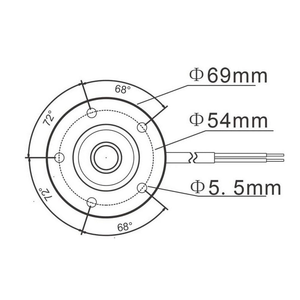 650mm 5-Hole Fuel or Water Level Sensor
