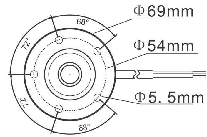 450mm 5-Hole Fuel or Water Level Sensor